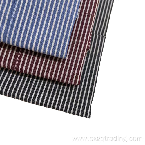 2022 New arrival 100%cotton woven male stripe shirt